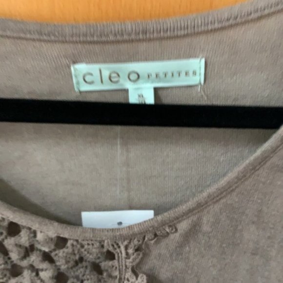 Floral Lace Tunic Brown NWT - Picture 6 of 6